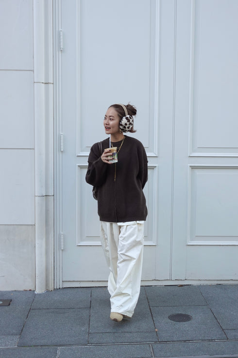 ベーシックルーズニット